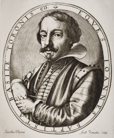 Giambattista Basile (engraved by Nicolaus Perrey) by Jacobus Pecini
